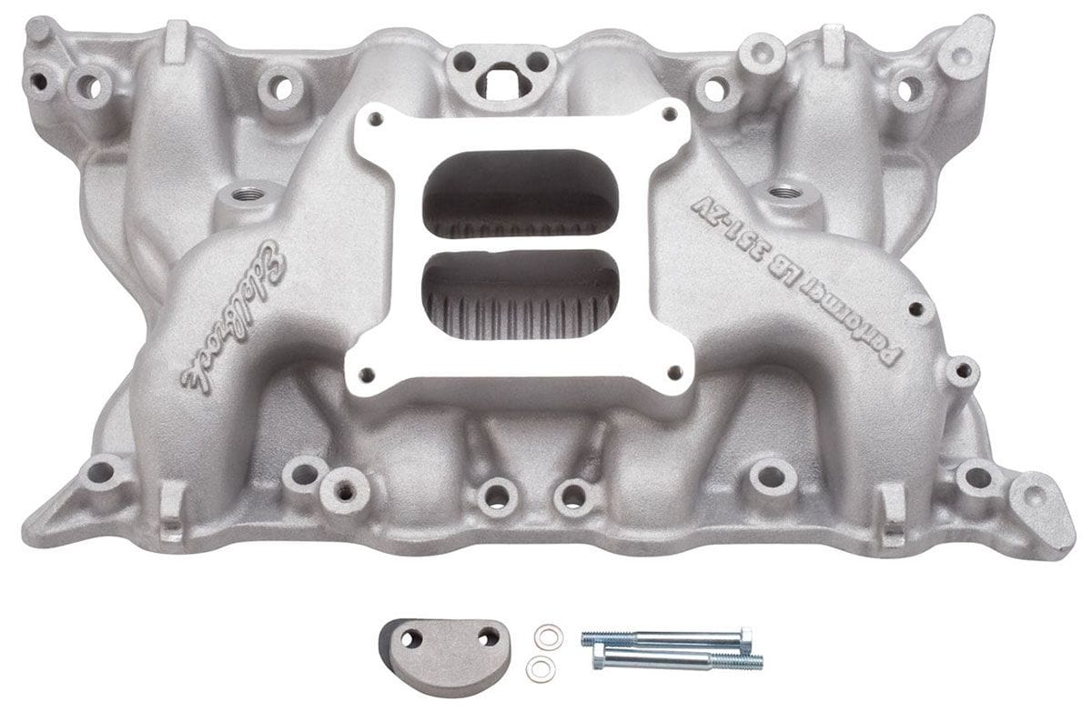 EDELBROCK Ford 302-351C 2V, Idle - 5500 rpm, Dual Plane, non-EGR Edelbrock Performer 351-2V Intake Manifold ED2750 SR