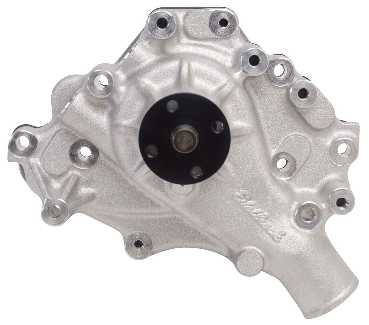 EDELBROCK Ford 302-351W, Left Hand Inlet with back plate, 5/8" pilot shaft Edelbrock Victor Series Aluminium Water Pump ED8843 SR
