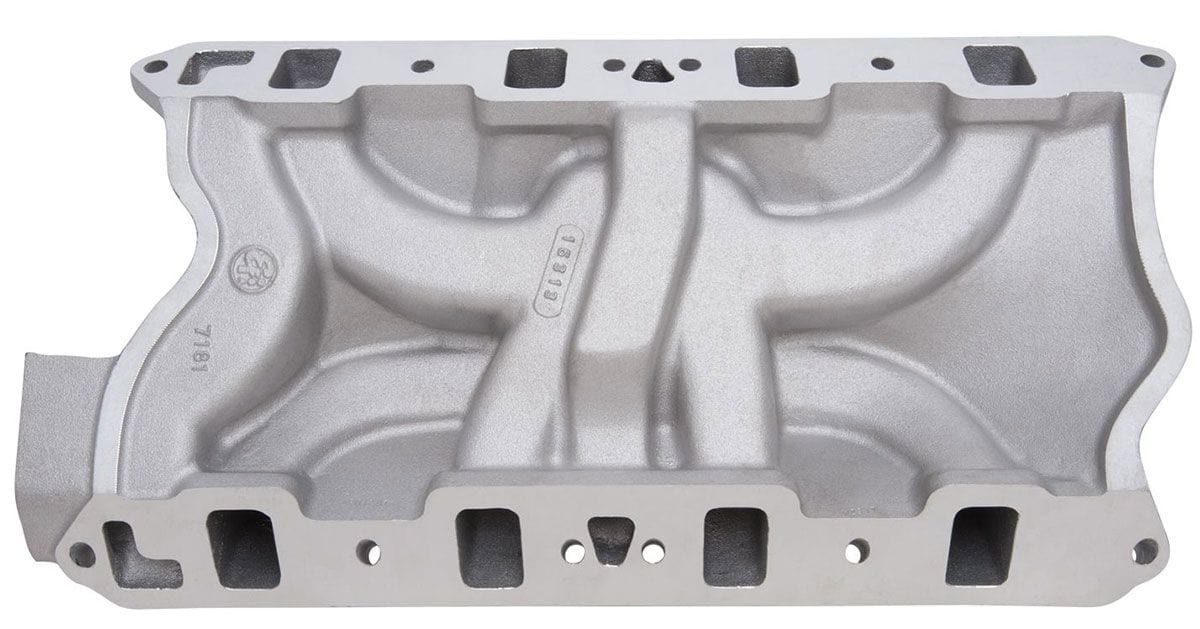EDELBROCK Ford 351W, 1500 to 6500 rpm Edelbrock Performer RPM Intake Manifold ED7181 SR