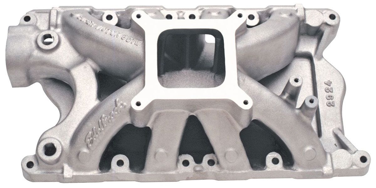 EDELBROCK Ford 351W 9.5" deck, 4500-8000 rpm Edelbrock Super Victor 351W Intake Manifold ED2924 SR