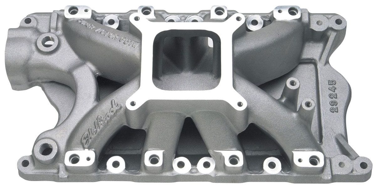 EDELBROCK Ford 351W 9.5" deck, 4500-8000 rpm Edelbrock Super Victor EFI 351W Intake Manifold ED29245 SR