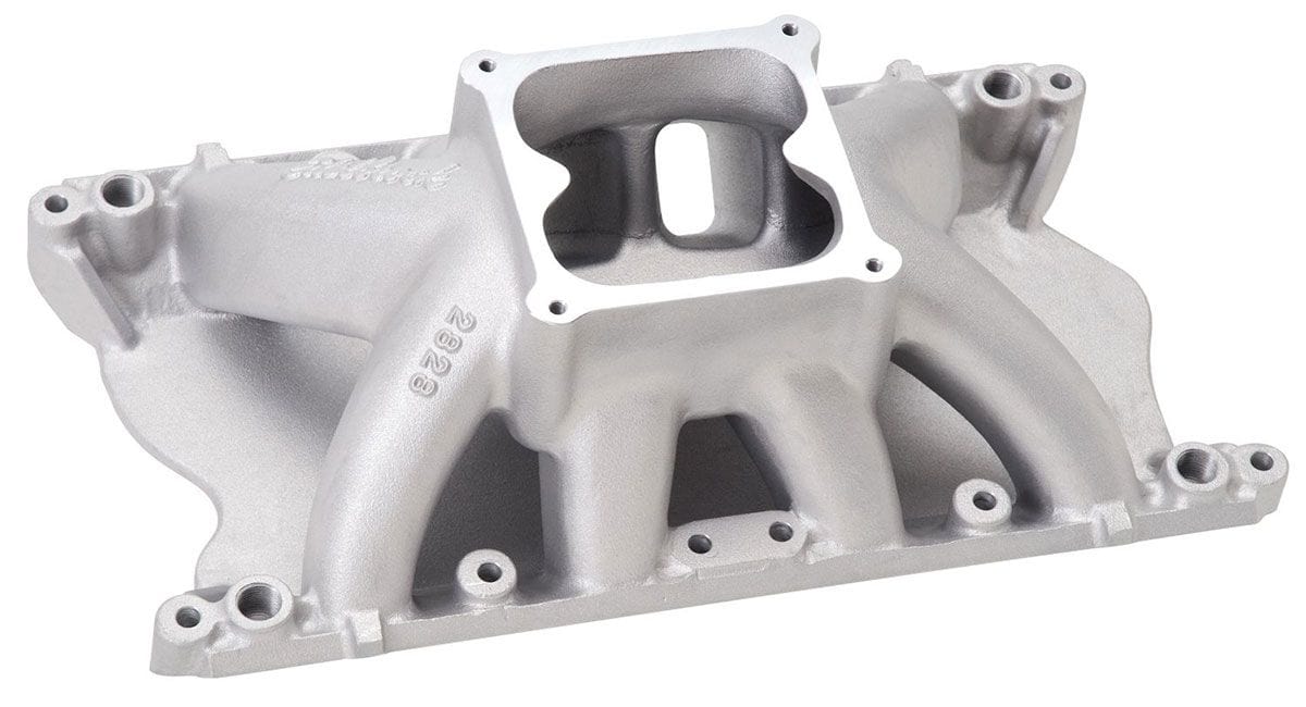 EDELBROCK Ford 351W, for 4500 series carb, 5000-9000 rpm Edelbrock Glidden Victor 351W Intake Manifold ED2828 SR