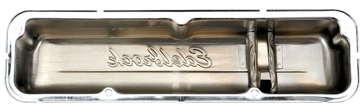 EDELBROCK Ford FE 352-360-390-406-410-427-428 '58-76, 3.9" overall height Edelbrock Signature Series Chrome Valve Covers ED4462 SR