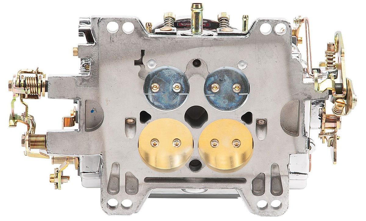 EDELBROCK Manual choke, square flange, non-EGR, Endurashine Finish Edelbrock 650 CFM AVS2 Series Carburettor ED19054 SR