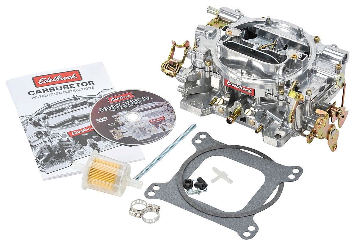 EDELBROCK Manual choke, square flange, non-EGR, High performance street/Light s Edelbrock 800 CFM Performer Series Carburettor ED1412 SR