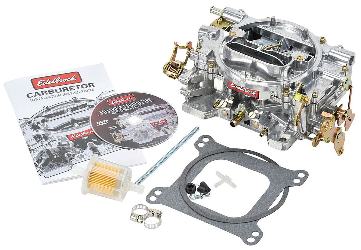EDELBROCK Manual choke, square flange, non-EGR, Mild perf, small CID Edelbrock 500 CFM Performer Series Carburettor ED1404 SR