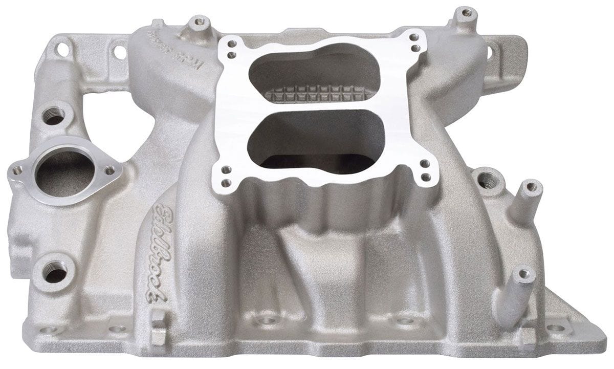 EDELBROCK Pontiac 326-455, 1500 to 6500 rpm Edelbrock Performer RPM Intake Manifold ED7156 SR