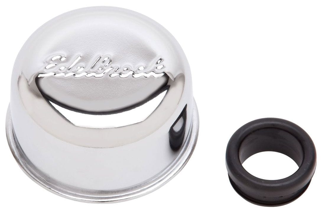 EDELBROCK Round Breather Chrome Finish Edelbrock Signature Series Valve Cover Breathers ED4405 SR
