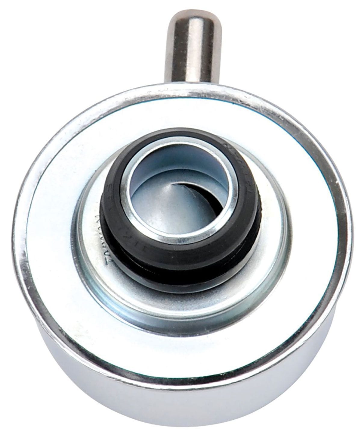 EDELBROCK Round Breather with 90° nipple, Chrome Finish Edelbrock Signature Series Valve Cover Breathers ED4410 SR