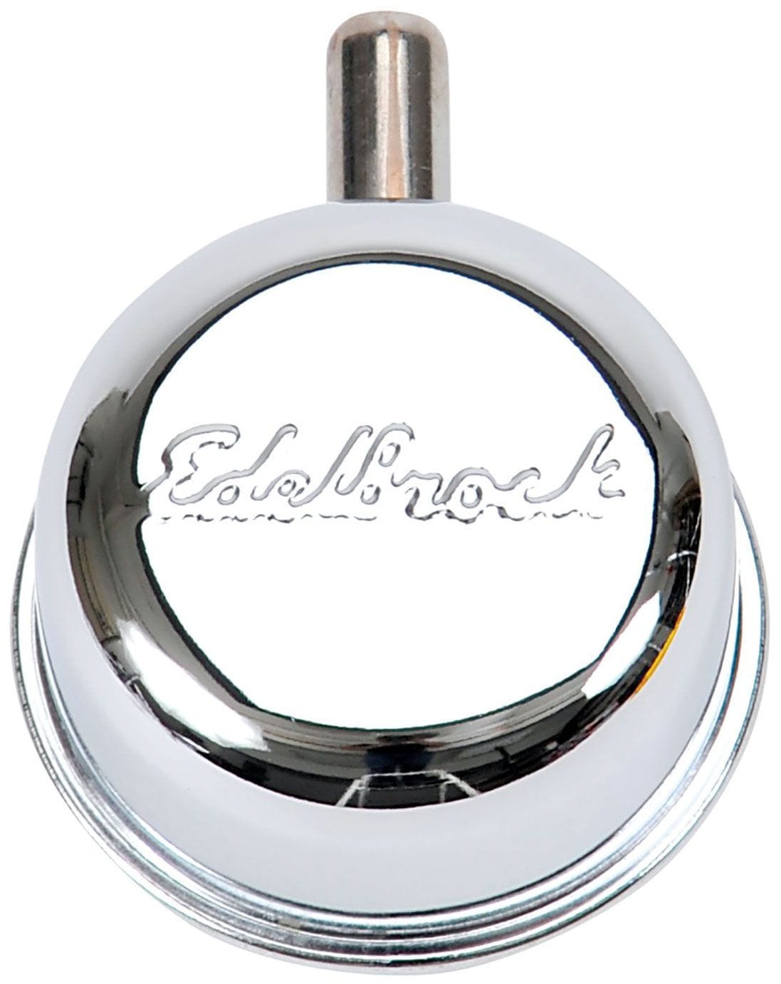 EDELBROCK Round Breather with 90° nipple, Chrome Finish Edelbrock Signature Series Valve Cover Breathers ED4410 SR