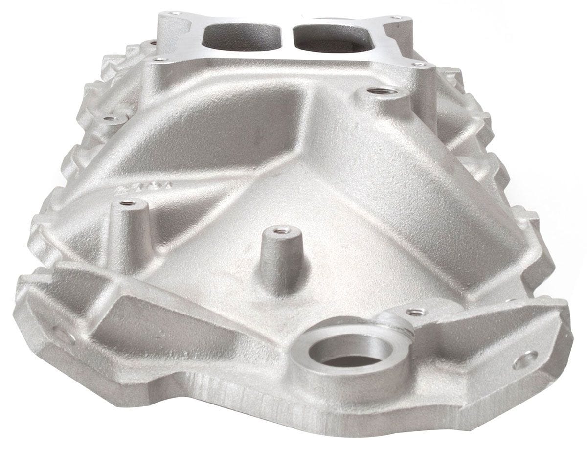 EDELBROCK SB Chevy, Idle - 5500 rpm, Dual Plane, non-EGR Edelbrock Performer EPS Intake Manifold ED2701 SR