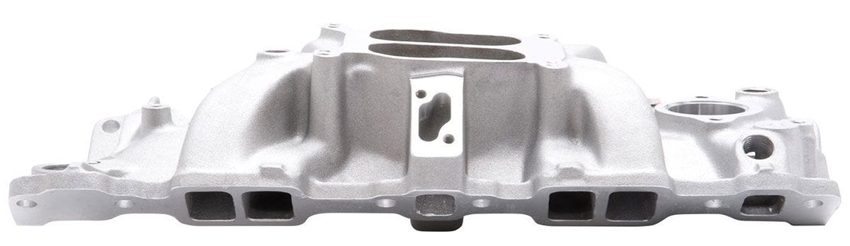 EDELBROCK SB Chevy, Idle to 5500 rpm, Dual Plane, non-EGR Edelbrock Performer Intake Manifold ED2101 SR