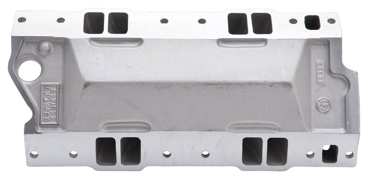 EDELBROCK Small Block Chevy, 3500-8000 rpm, Tall (1" taller) Edelbrock Victor Jr. Intake Manifold ED2999 SR