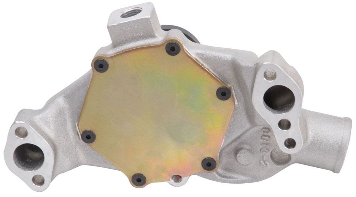 EDELBROCK Small Block Chevy, Short Style Pump for 1971-82 Corvettes 3/4" pilot Edelbrock Victor Series Aluminium Water Pump ED8812 SR