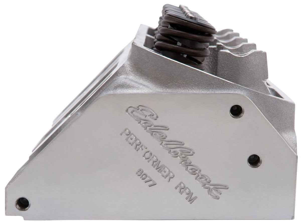 EDELBROCK Small Block Chrysler 318-340-360, great torque and horsepower up to 6 Edelbrock Performer RPM Cylinder Heads - Single - Complete ED60779 SR
