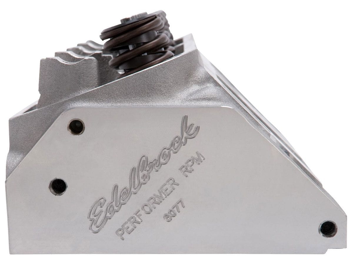 EDELBROCK Small Block Chrysler 318-340-360, great torque and horsepower up to 6 Edelbrock Performer RPM Cylinder Heads - Single - Complete ED60779 SR