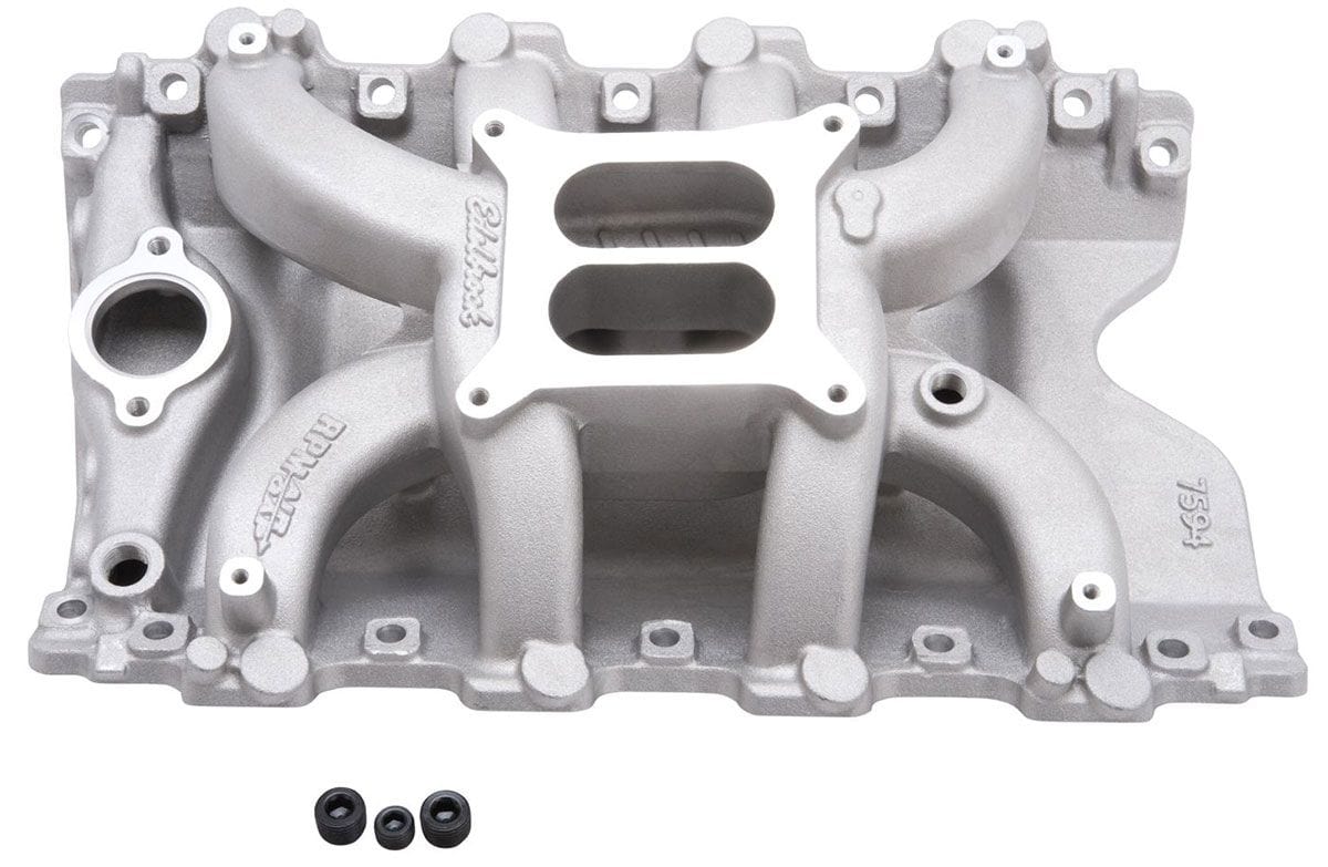 EDELBROCK Suit Holden 308-355 with VN Heads (Non EFI) Edelbrock RPM Air-Gap Aluminium Dual Plane Intake Manifold ED7594 SR