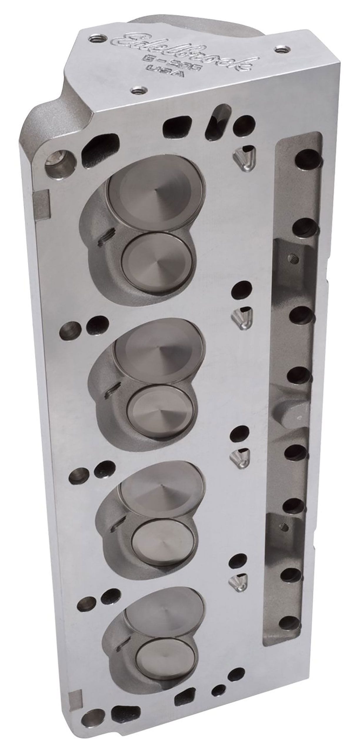 EDELBROCK Suit SB Ford With Flat Tappet & Hydraulic Roller Camshaft Edelbrock E-Street Cylinder Head ED5028 SR