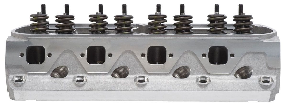 EDELBROCK Suit SB Ford With Flat Tappet & Hydraulic Roller Camshaft Edelbrock E-Street Cylinder Head ED5028 SR