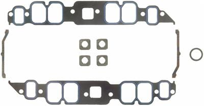 FELPRO Suit BB Chev 454-502 Gen IV-V-VI H.O Rectangle Port(Exc EFI) Felpro Marine Printoseal Intake Manifold Gasket Set FE17341 SR
