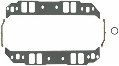 FELPRO Suit BB Chev Rectangle Port, No Exhaust Crossover Trim To Fit 1.25" x Felpro Composite Intake Manifold Gasket Set FE1251 SR