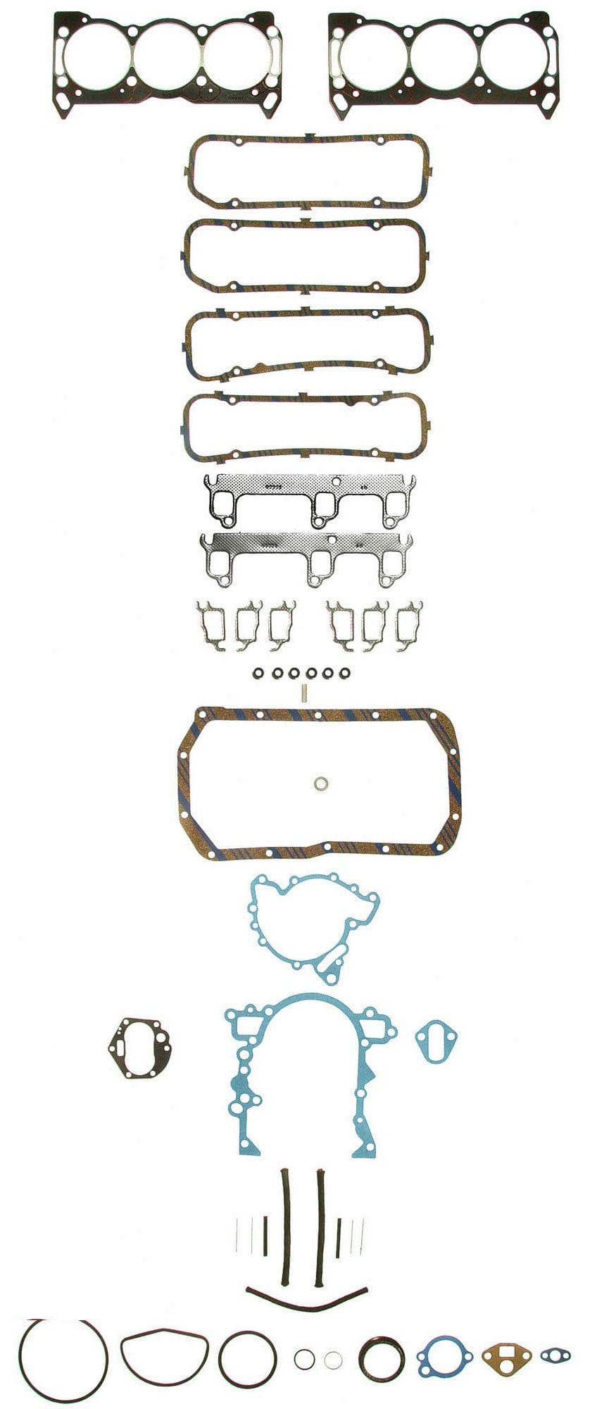 FELPRO Suit Buick 231 V6, No Intake Felpro Full Gasket Set FEFS8723PT-4 SR