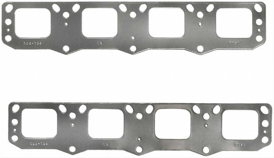 FELPRO Suit Chrysler & KB Hemi Nitro & Alky 2.50" x 1.80" Felpro Perforated Steel Exhaust Gasket Set FE1418 SR