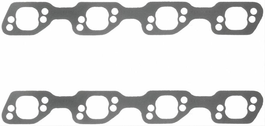 FELPRO Suit Ford SB 289-351W & J302, K302 1.40" x 1.40" Felpro Perforated Steel Exhaust Gasket Set FE1486 SR