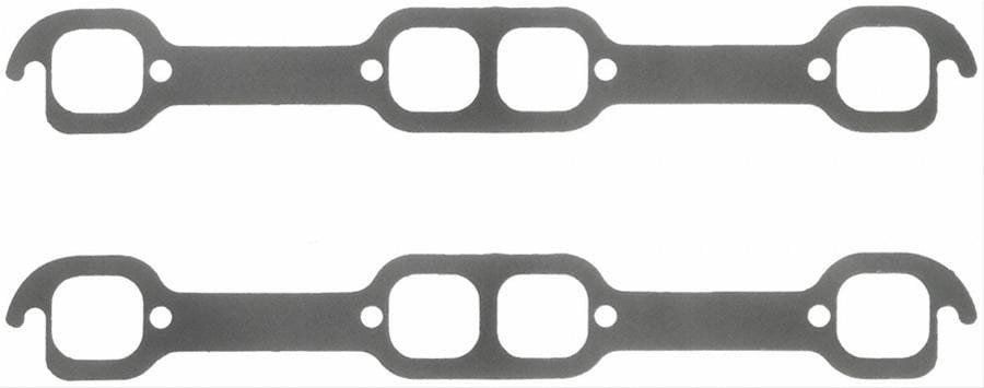 FELPRO Suit SB Chev 18° Pro Action 1.74" x 1.60" Felpro Perforated Steel Exhaust Gasket Set FE1482 SR
