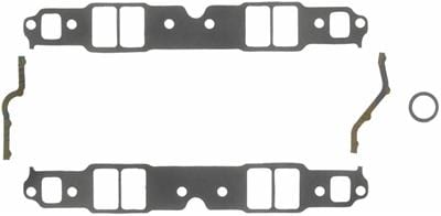 FELPRO Suit SB Chev 262-400, No Exhaust Crossover 1.38" x 2.28" (.120) Felpro Composite Intake Manifold Gasket Set FE1267 SR