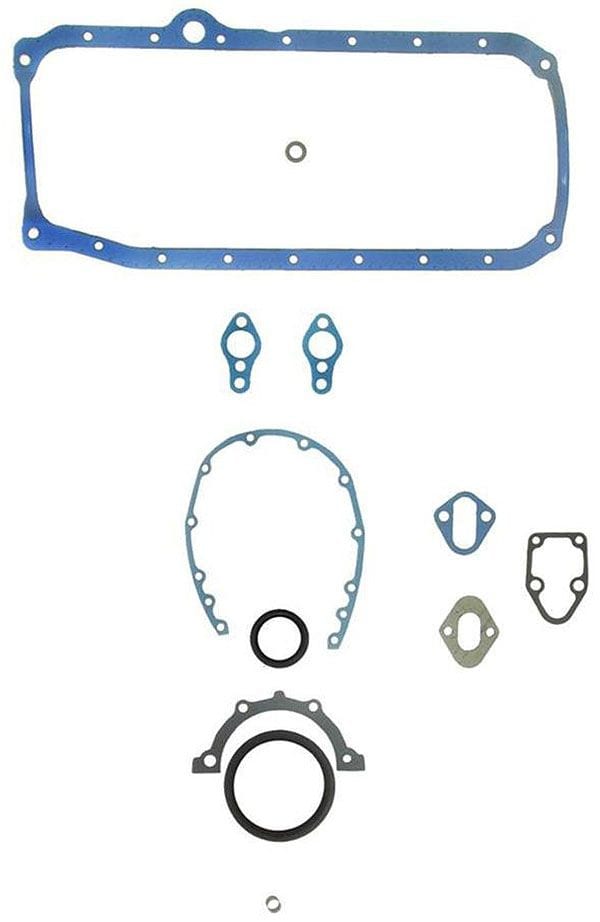 FELPRO Suit SB Chev 305-350 1-Piece Main, Non Plastic Timing Cover, Standard Felpro Marine Gasket Conversion Set FE17125 SR