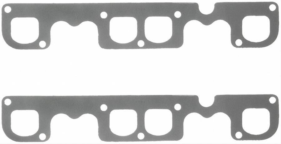 FELPRO Suit SB Chev Brodix 12B & 2000 Raised-D 1.78" x 1.70" Felpro Perforated Steel Exhaust Gasket Set FE1445 SR