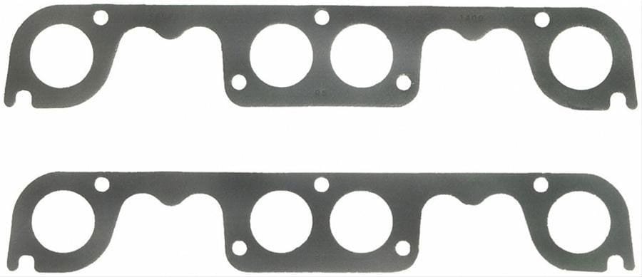 FELPRO Suit SB Chev Brodix 18° Spread Port 1.81" Round Felpro Perforated Steel Exhaust Gasket Set FE1409 SR