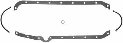 FELPRO Suit SB Chev L/H Dipstick Thin Front Seal 1957-74 Felpro Rubber Coated FibreOil Pan Gasket Set FE1802 SR