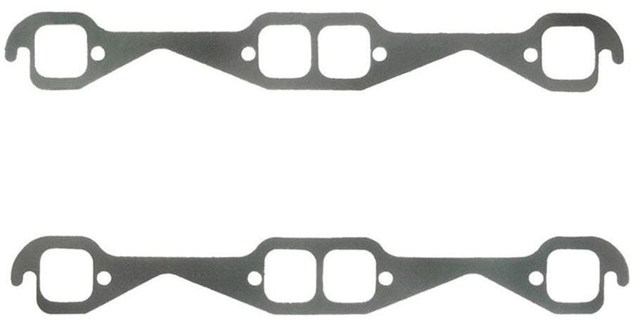FELPRO Suit SB Chev Large Race Port 1.55" x 1.55" Felpro Perforated Steel Exhaust Gasket Set FE1405 SR