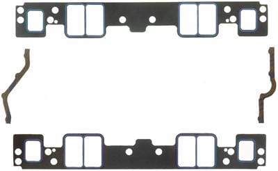 FELPRO Suit SB Chev Vortec, No Exhaust Crossover 1.30" x 2.31" (.060") Felpro Printoseal Intake Manifold Gasket Set FE1289 SR