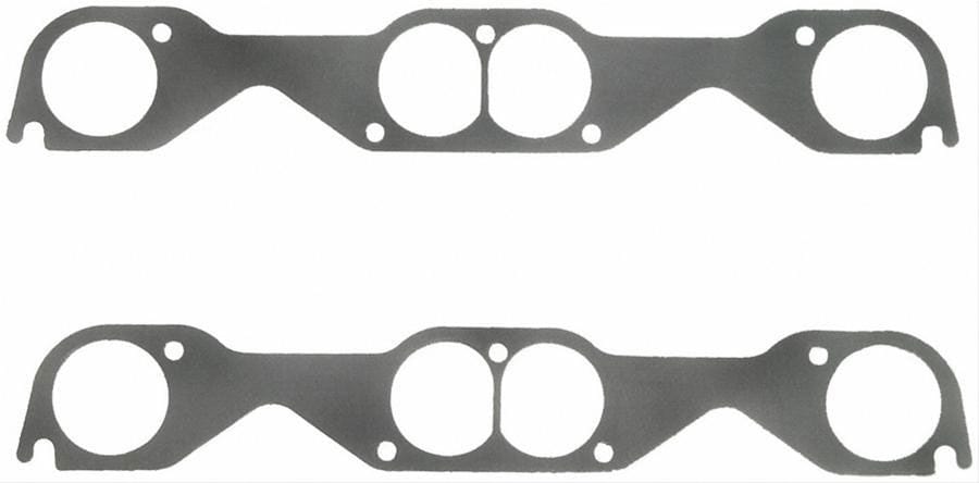 FELPRO Suit SB Chev With Hooker Adapter Plate 2.19" Round Felpro Perforated Steel Exhaust Gasket Set FE1408 SR