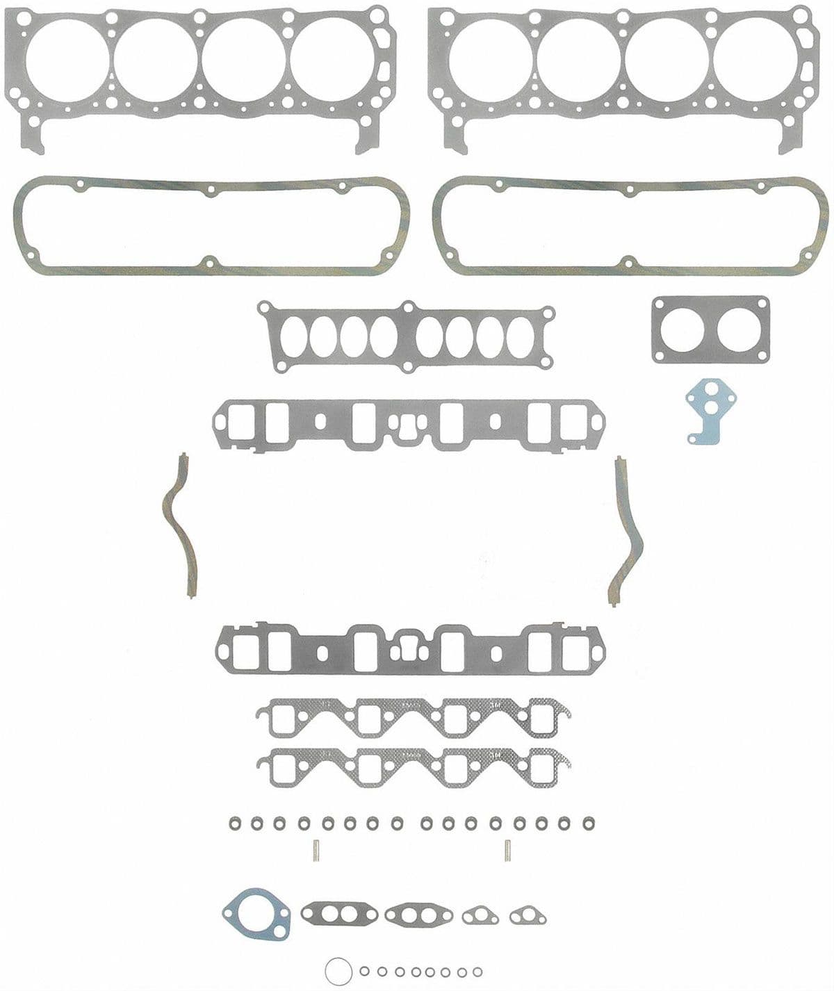 FELPRO Suit SB Ford 5.8L 351W, 1987-On Felpro Top End Gasket Set FEHS8548PT-9 SR
