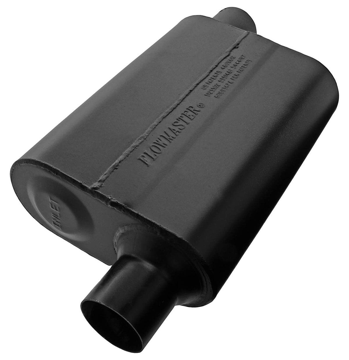 FLOWMASTER 2-1/4" Offset Inlet / Offset Outlet Flowmaster Super 44 Series Delta Flow Muffler FLO942448 SR