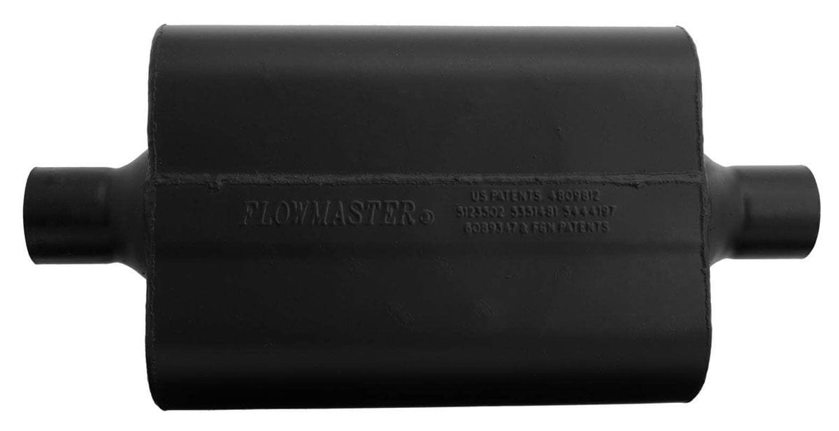 FLOWMASTER 2.25" Center Inlet / Center Outlet Flowmaster Super 44 Series Delta Flow Muffler FLO942445 SR