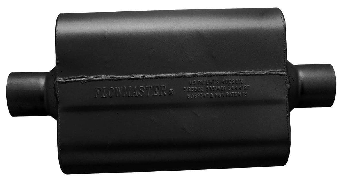 FLOWMASTER 2.5" Center Inlet / Center Outlet Flowmaster 40 Series Delta Flow Muffler FLO942540 SR