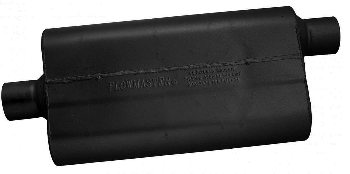 FLOWMASTER 2.5" Center Inlet / Offset Outlet Flowmaster 50 Series Delta Flow Muffler FLO942552 SR