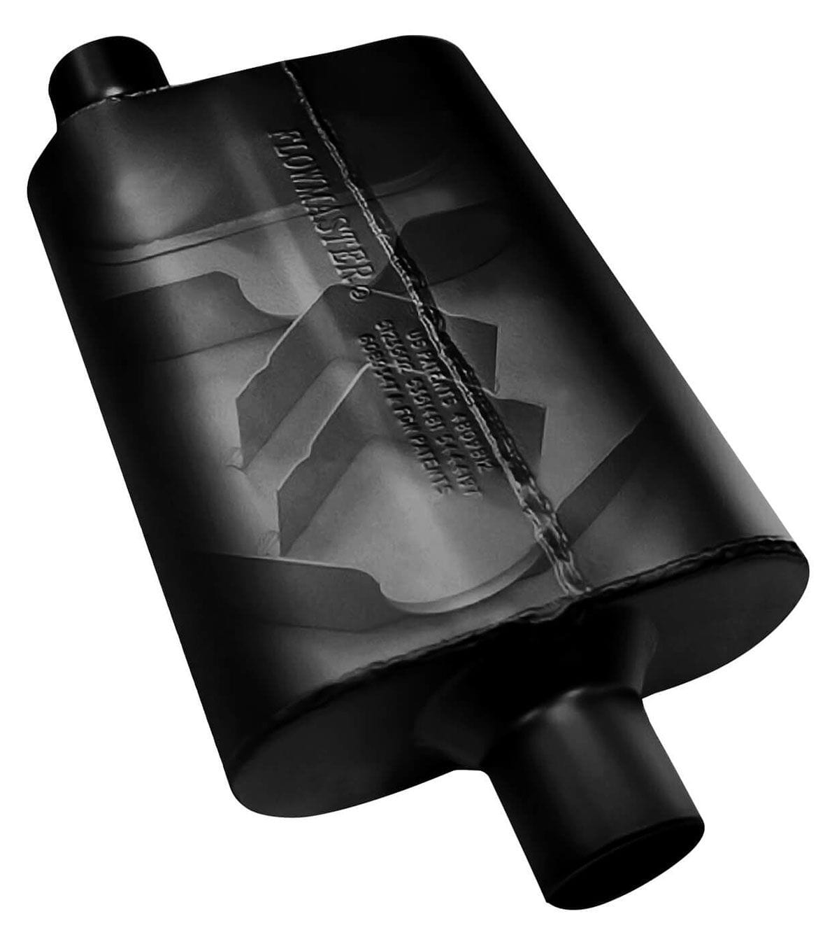 FLOWMASTER 2.5" Center Inlet / Offset Outlet Flowmaster Super 44 Series Delta Flow Muffler FLO942547 SR