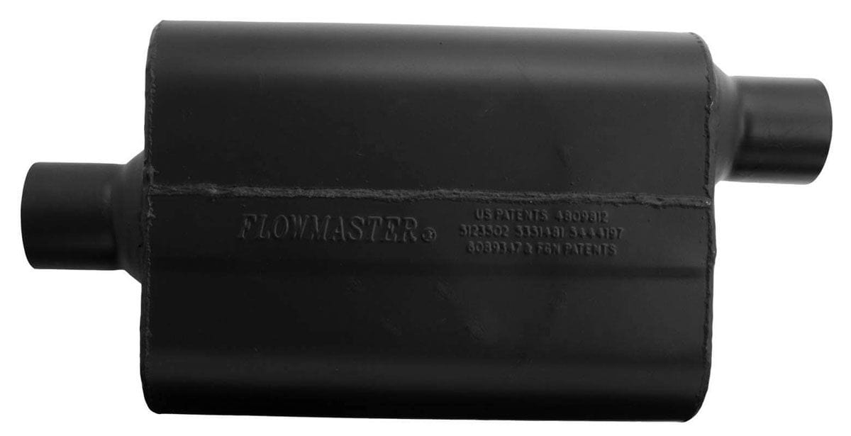 FLOWMASTER 2.5" Center Inlet / Offset Outlet Flowmaster Super 44 Series Delta Flow Muffler FLO942547 SR