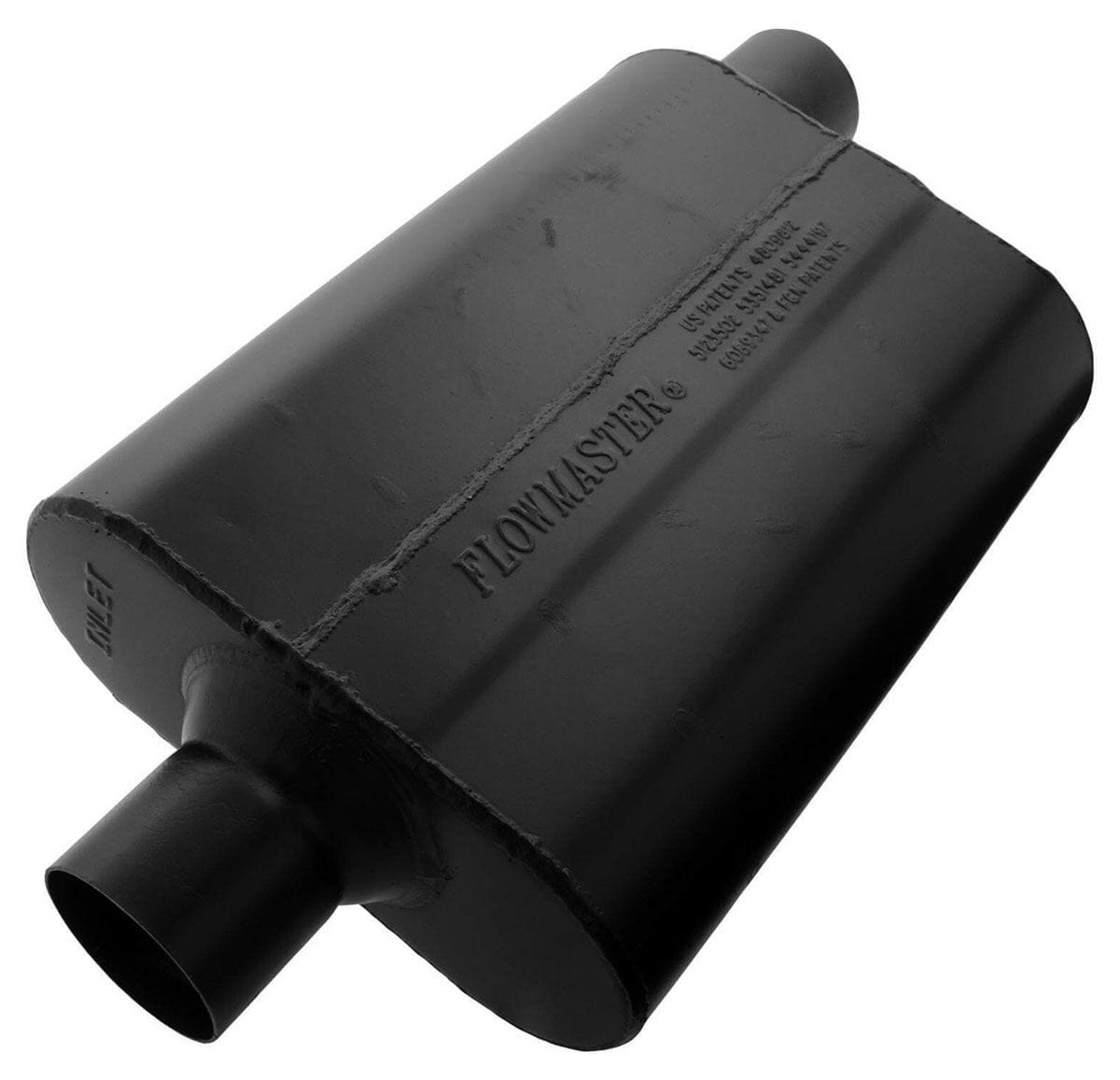 FLOWMASTER 2.5" Center Inlet / Offset Outlet Flowmaster Super 44 Series Delta Flow Muffler FLO942547 SR