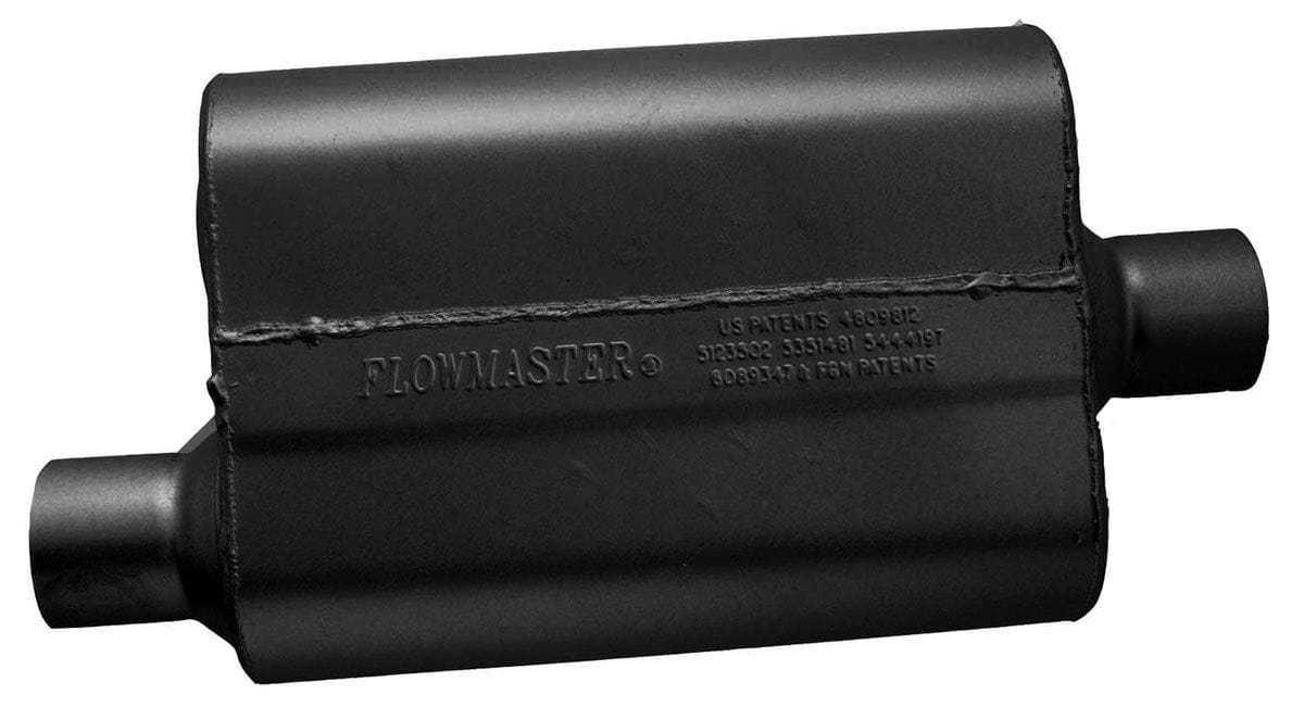 FLOWMASTER 2.5" Offset Inlet / Center Outlet Flowmaster 40 Series Delta Flow Muffler FLO942541 SR