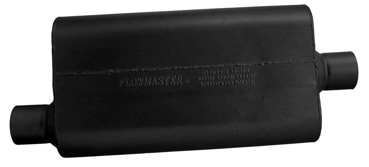 FLOWMASTER 2.5" Offset Inlet / Center Outlet Flowmaster 50 Series Delta Flow Muffler FLO942551 SR