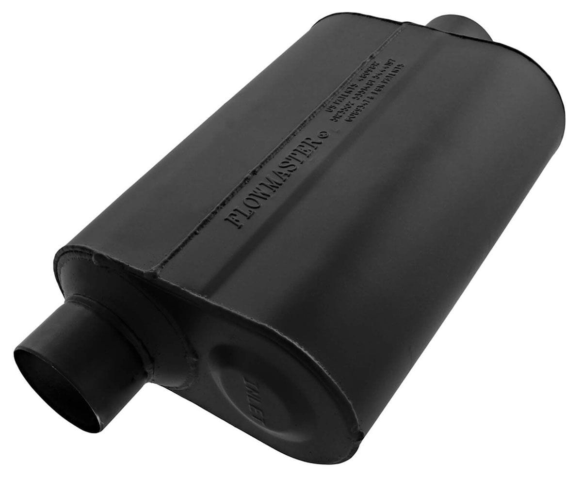 FLOWMASTER 2.5" Offset Inlet / Center Outlet Flowmaster Super 40 Series Delta Flow Muffler FLO952546 SR
