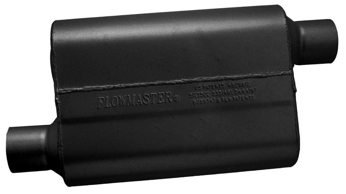 FLOWMASTER 2.5" Offset Inlet / Offset Outlet Flowmaster 40 Series Delta Flow Muffler FLO942543 SR