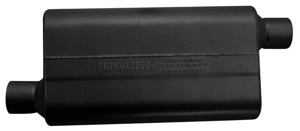 FLOWMASTER 2.5" Offset Inlet / Offset Outlet Flowmaster 50 Series Delta Flow Muffler FLO942553 SR